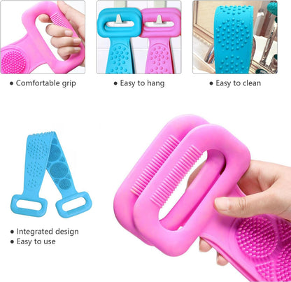 Silicone Back Scrubber Bath Belt – 70 cm