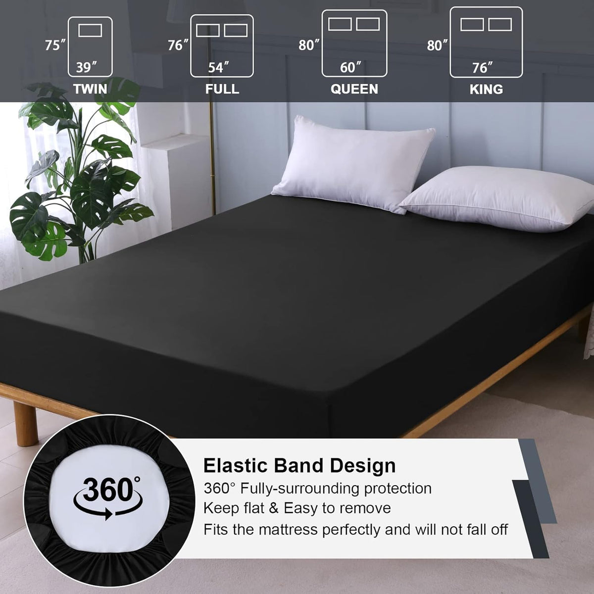 Waterproof Mattress Protector | Fitted Breathable Mattress Cover